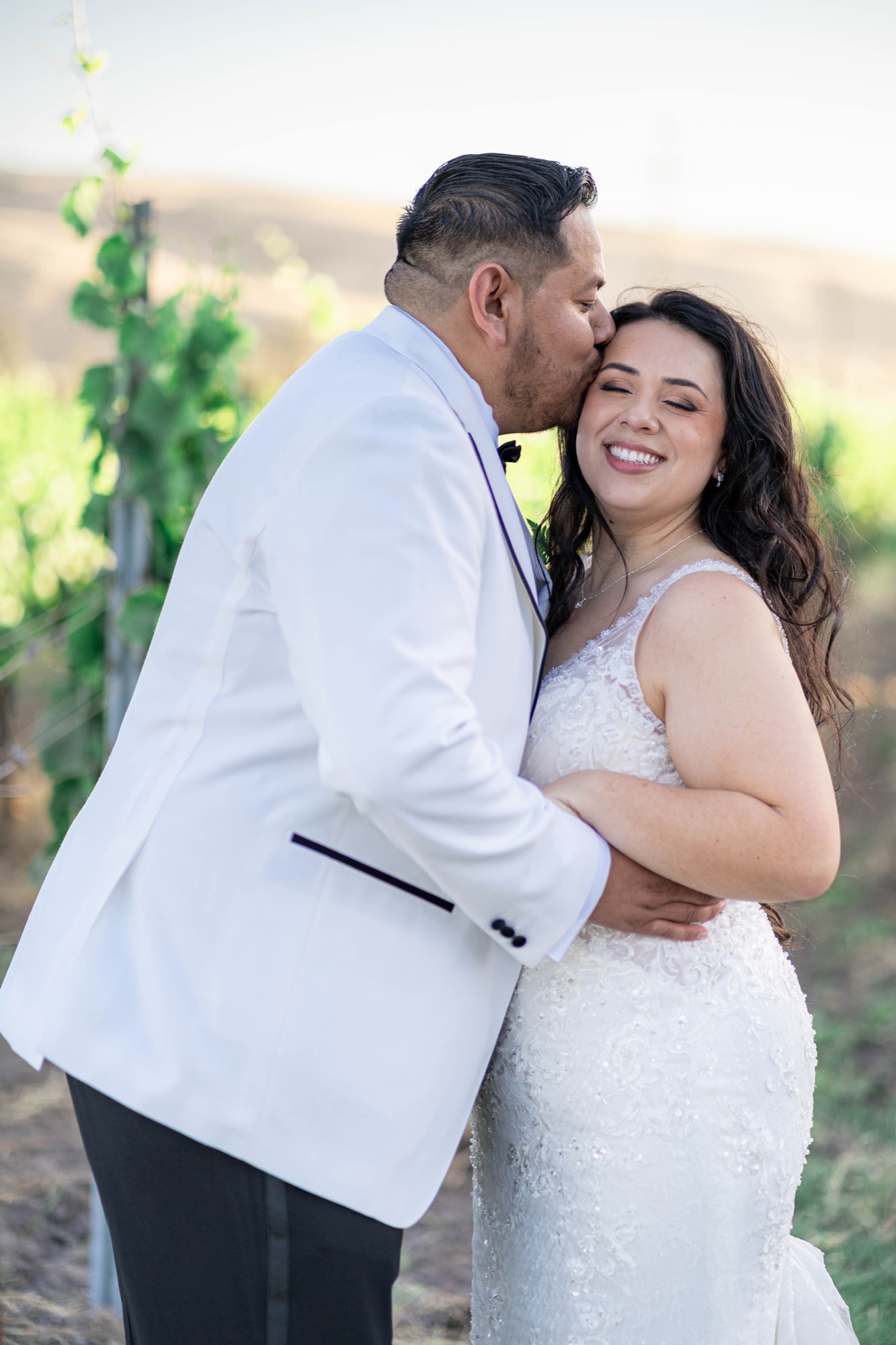 St. Vincent de Paul Church & Robledo Barn wedding photo